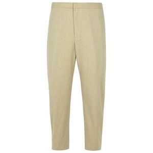 Jil Sander Beige Virgin Wool Trousers Men